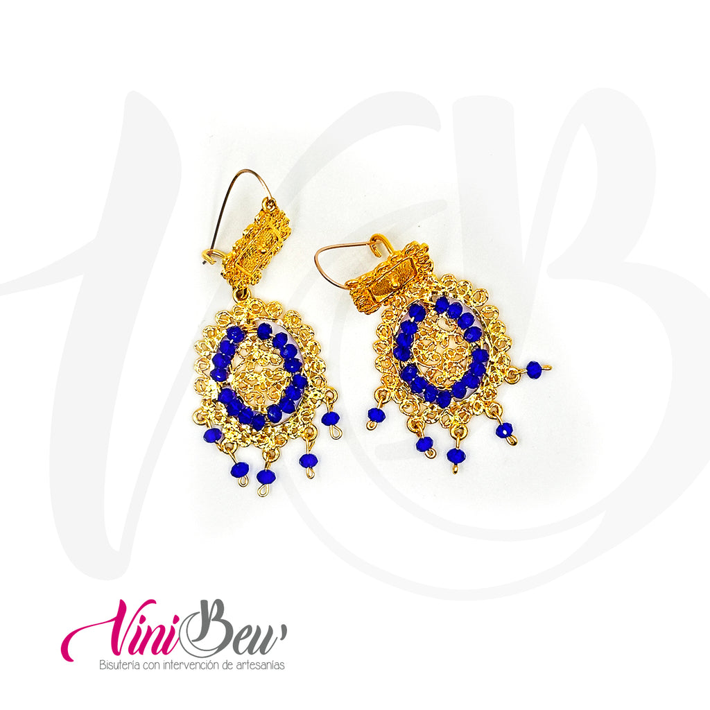 Aretes Filigrana Óvalo