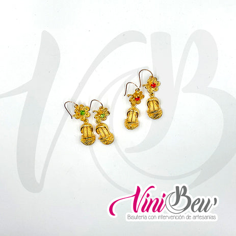 Aretes Huarachitos de Filigrana