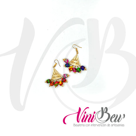 Aretes mini de petatitos