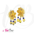 Aretes Aveztruz Filigrana
