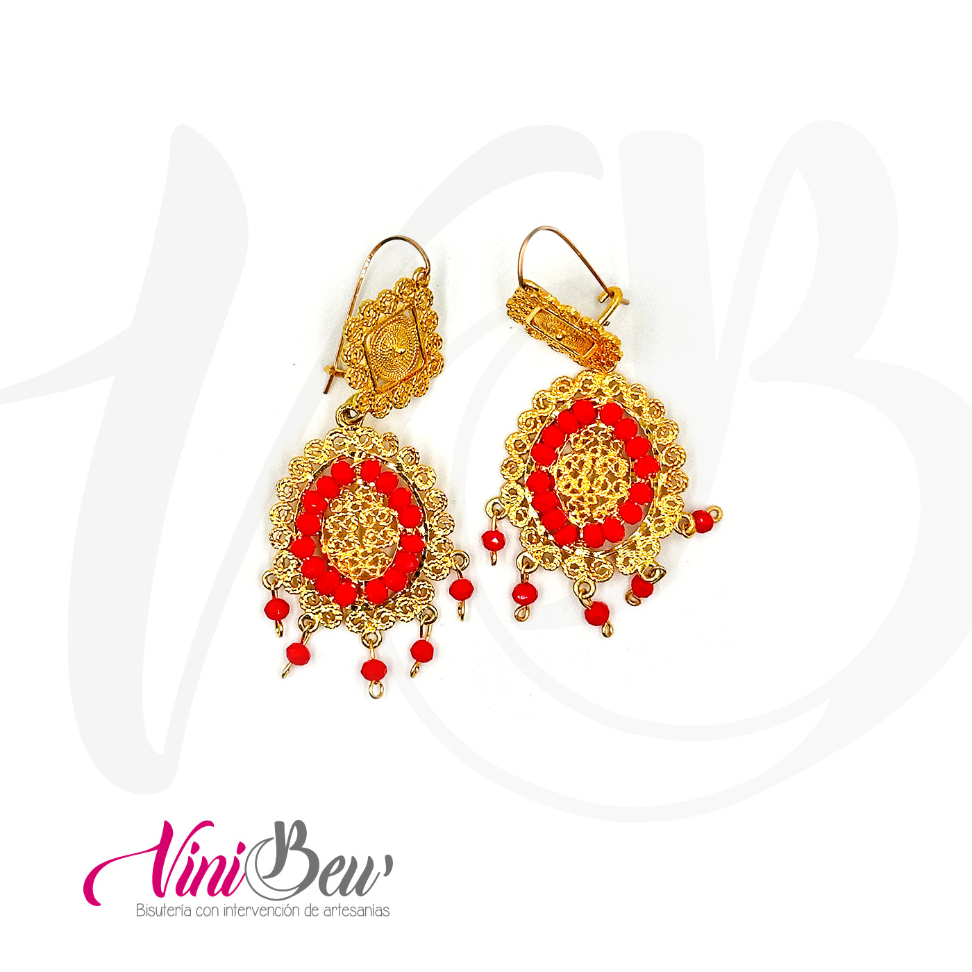 Aretes Filigrana Óvalo