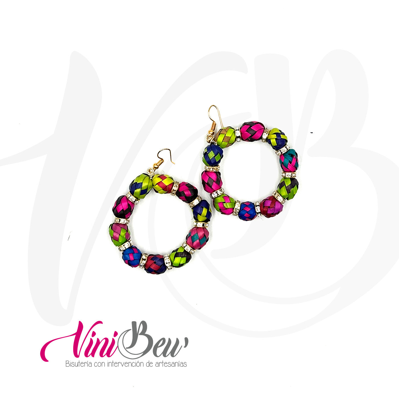 Aretes petatitos con rondeles de cristal