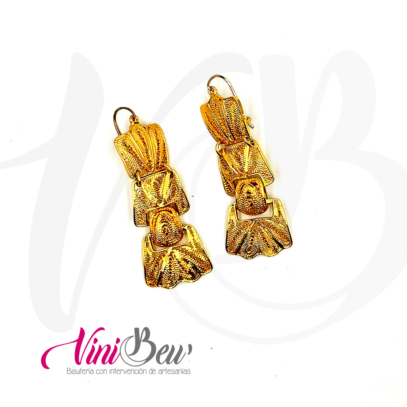 Aretes Filigrana Grecas