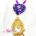 Collar Corazón Calado con Filigrana