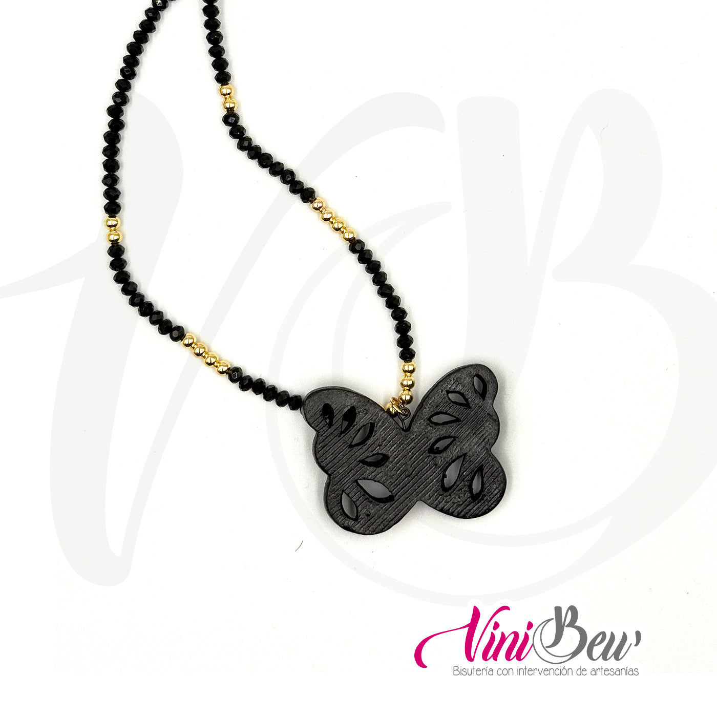 Collar de Barro Negro Sol