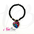 Pulsera sencilla con Corazón Pintado