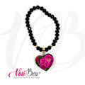 Pulsera sencilla con Corazón Pintado