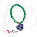 Pulsera sencilla con Corazón Pintado
