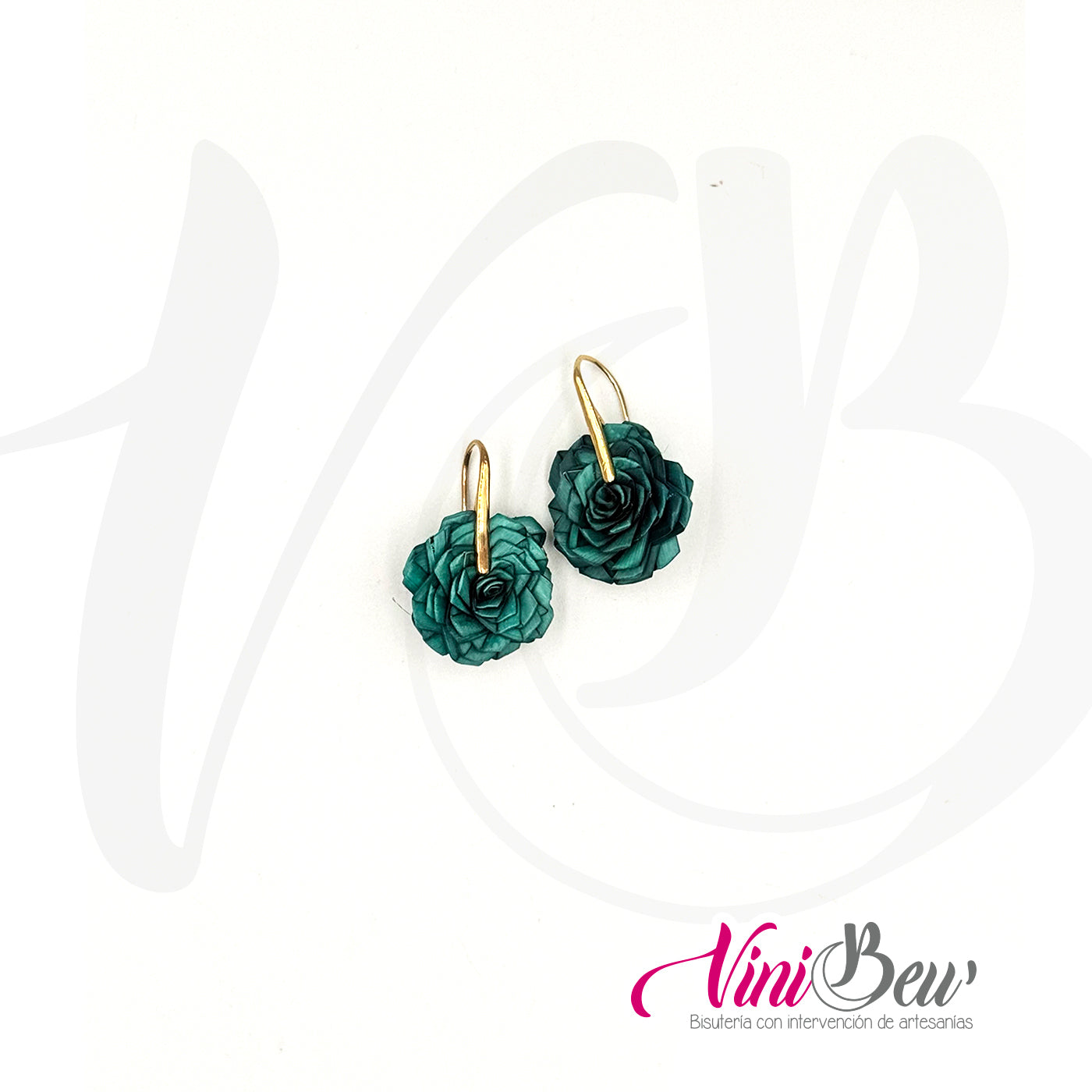 Modelo 3 - Aretes flor de palma mini