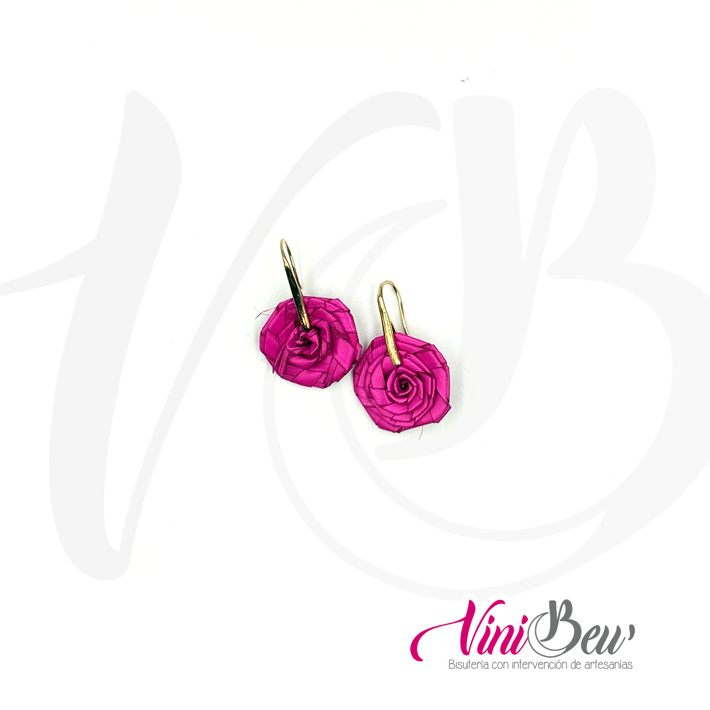 Modelo 3 - Aretes flor de palma mini