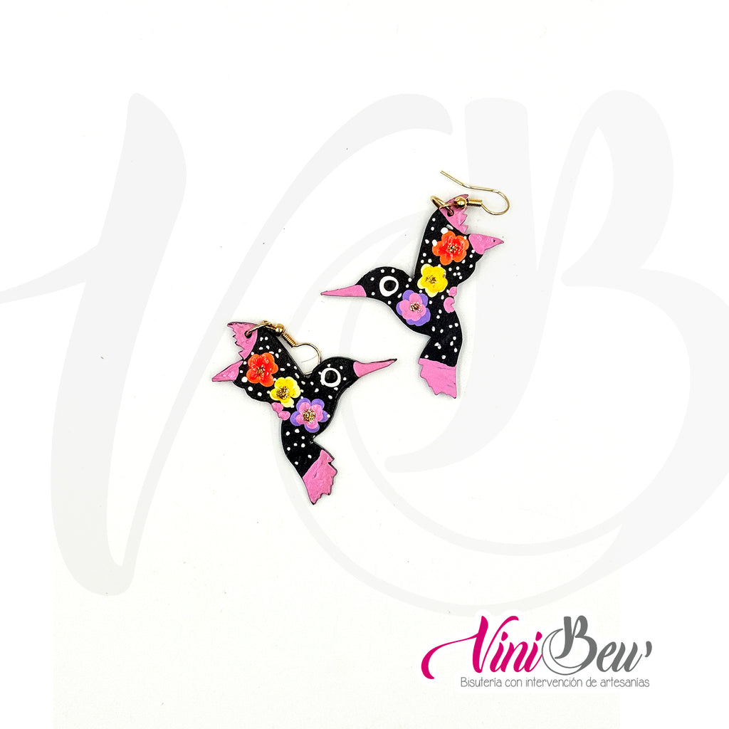 Modelo 4 - Aretes figura plana de alebrije