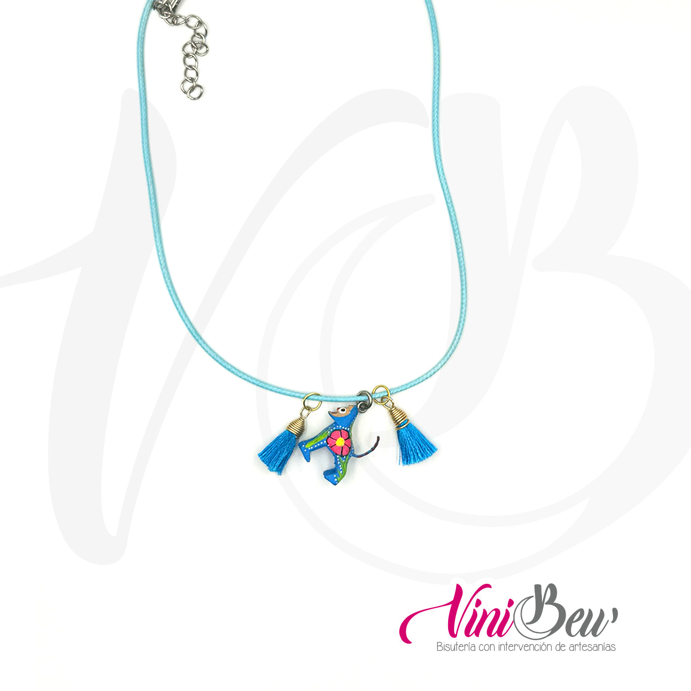 Modelo 9 - Collar con alebrije mini