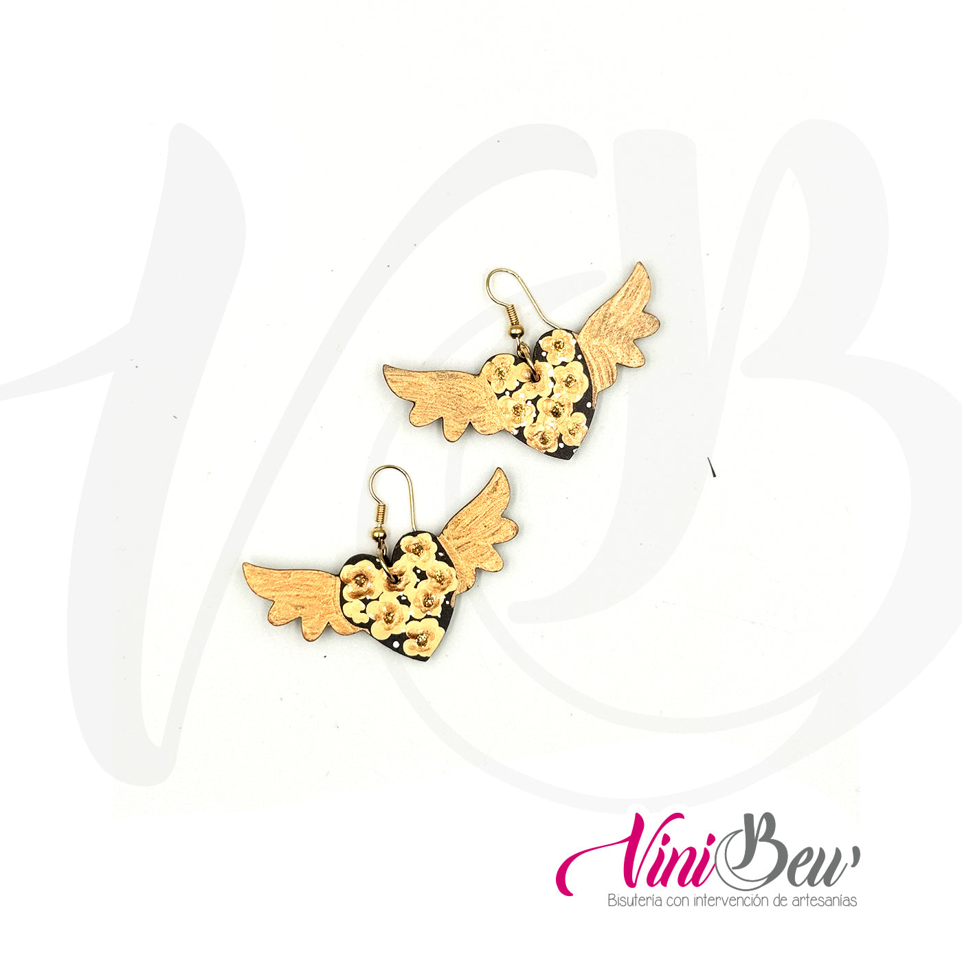 Modelo 4 - Aretes figura plana de alebrije