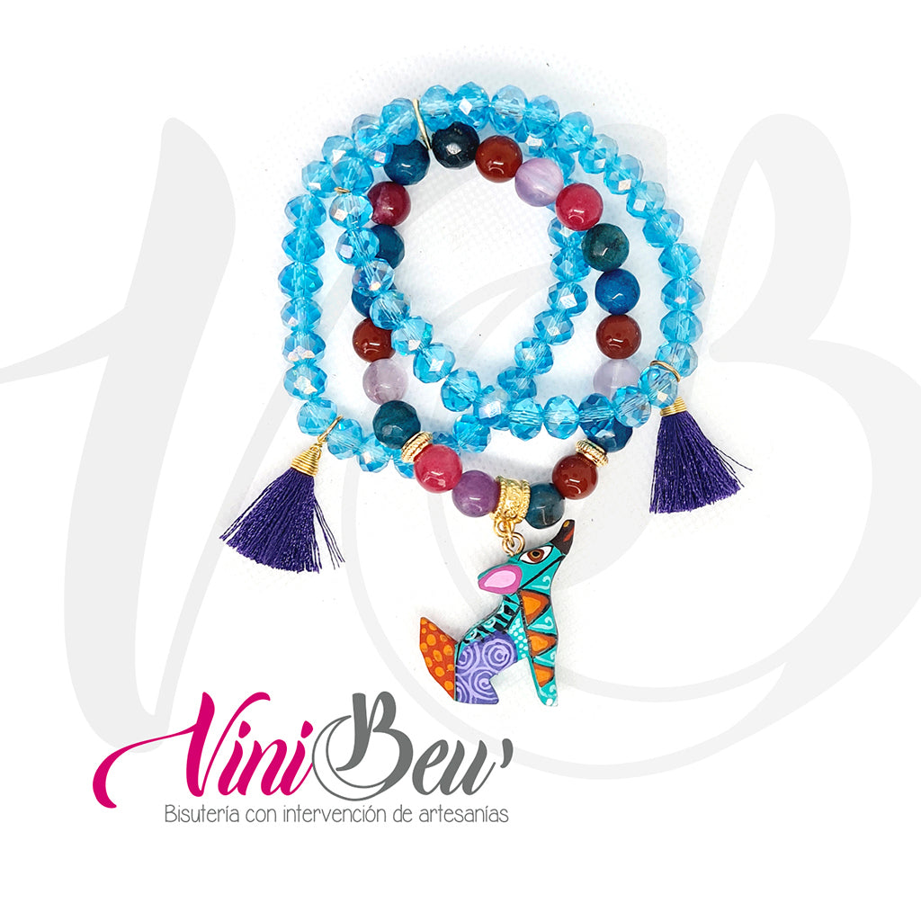 Pulsera Triple de Alebrije Mini