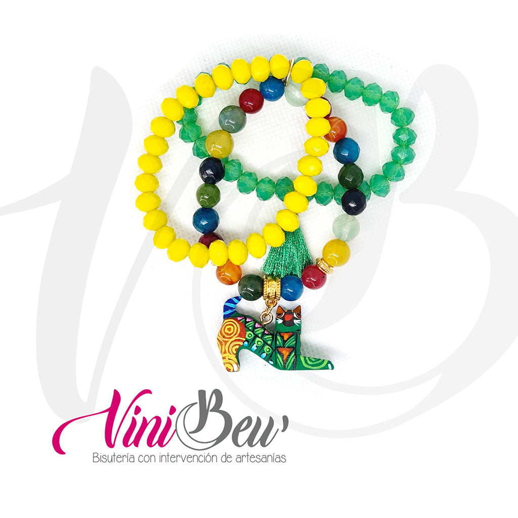 Pulsera Triple de Alebrije Mini