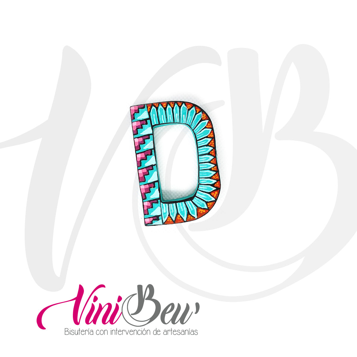 Collar Letra de Alebrije