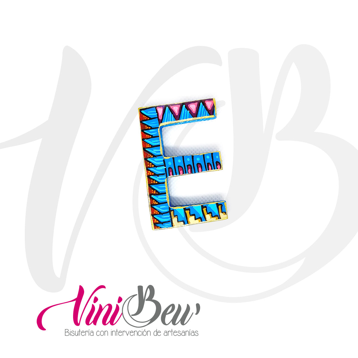 Collar Letra de Alebrije