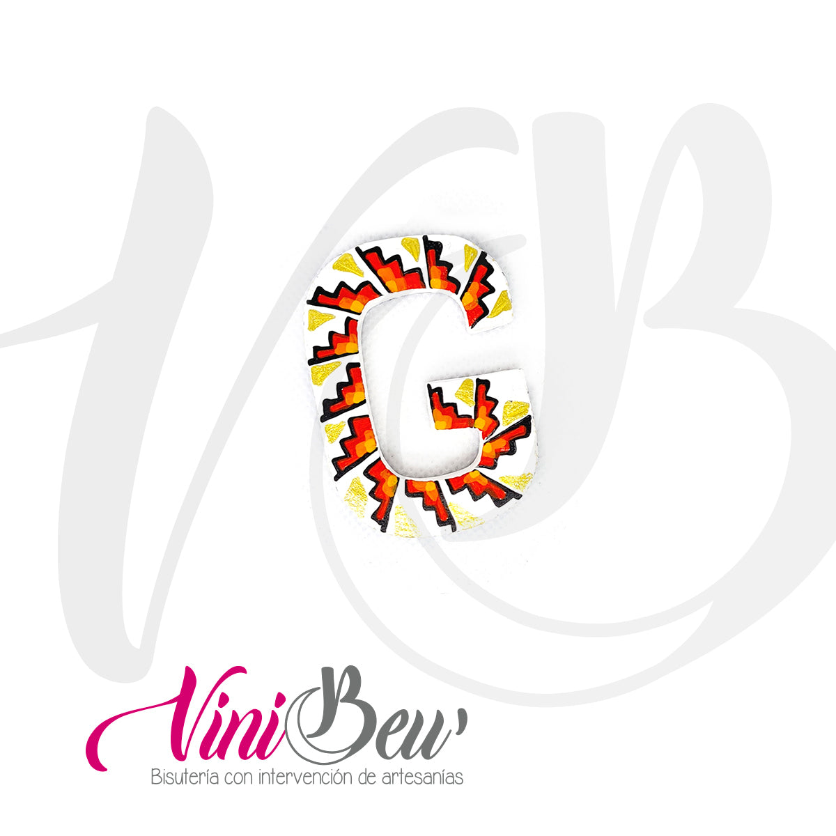 Collar Letra de Alebrije