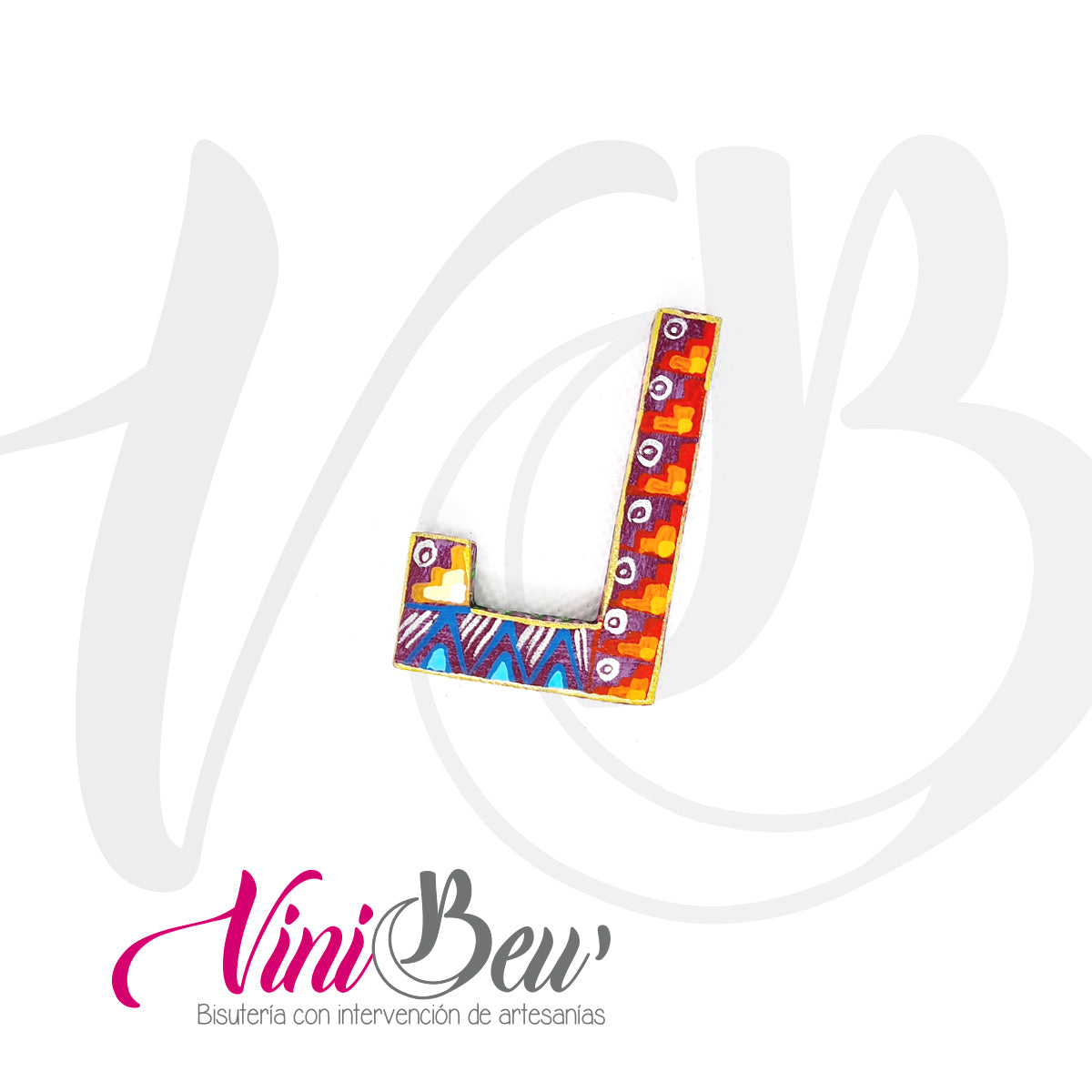 Collar Letra de Alebrije