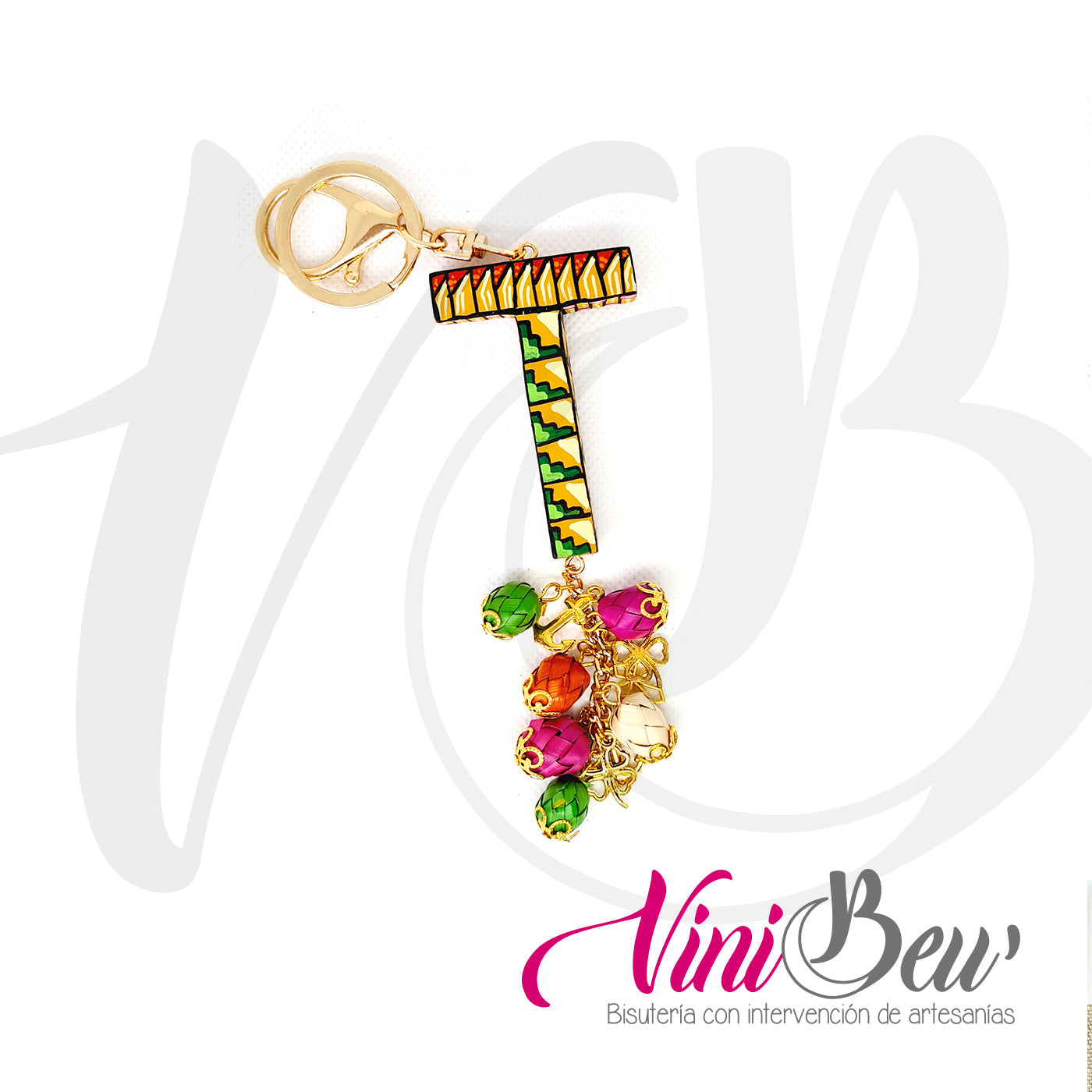 Llavero Letra de Alebrije