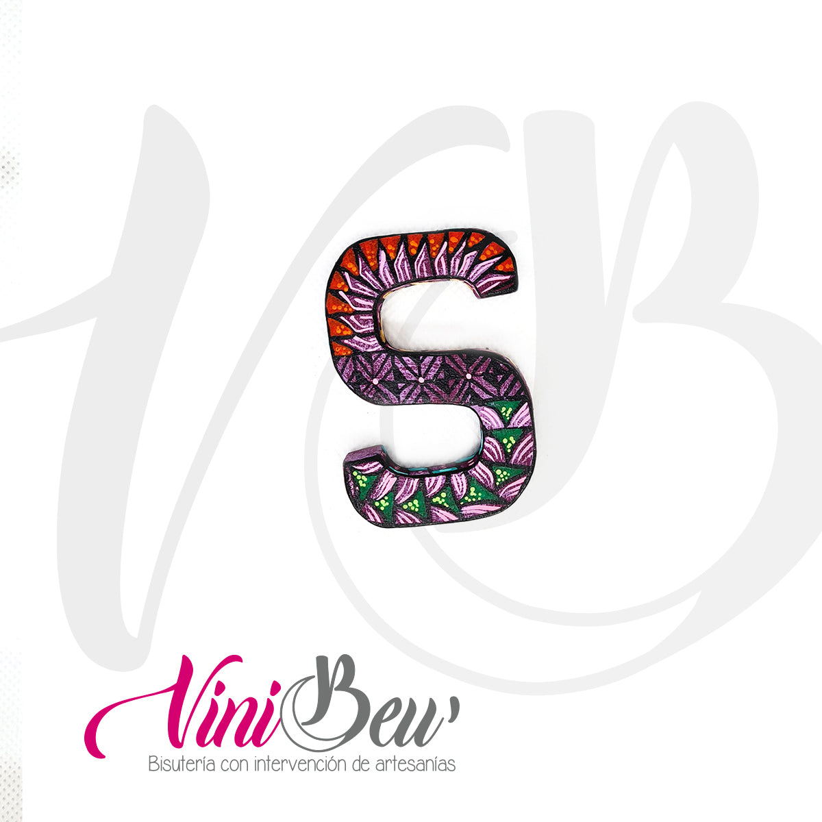 Collar Letra de Alebrije