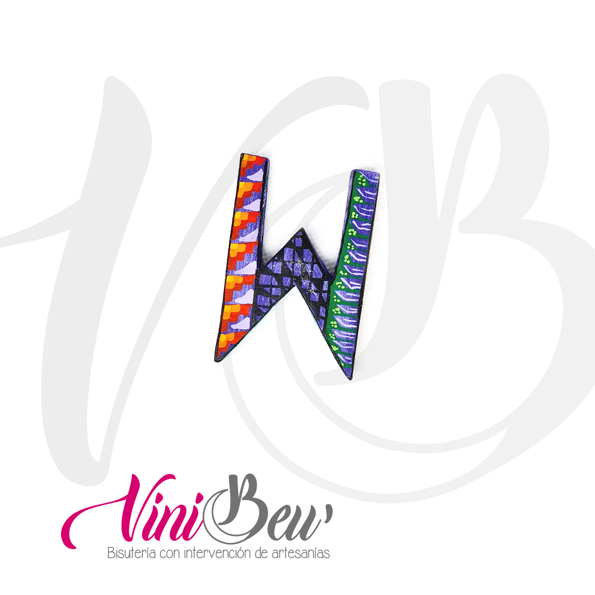 Collar Letra de Alebrije