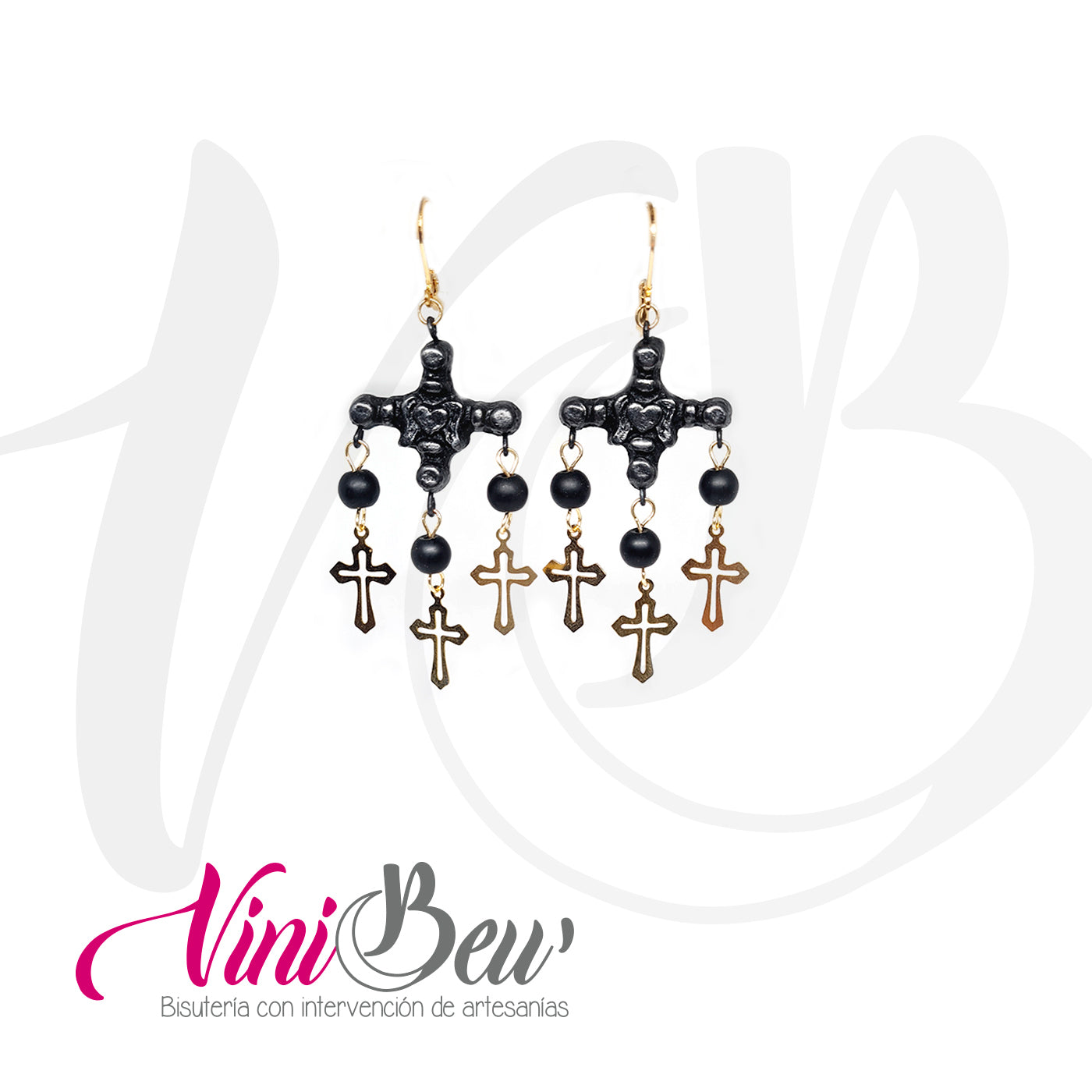 Aretes de Yalalag en Barro Negro