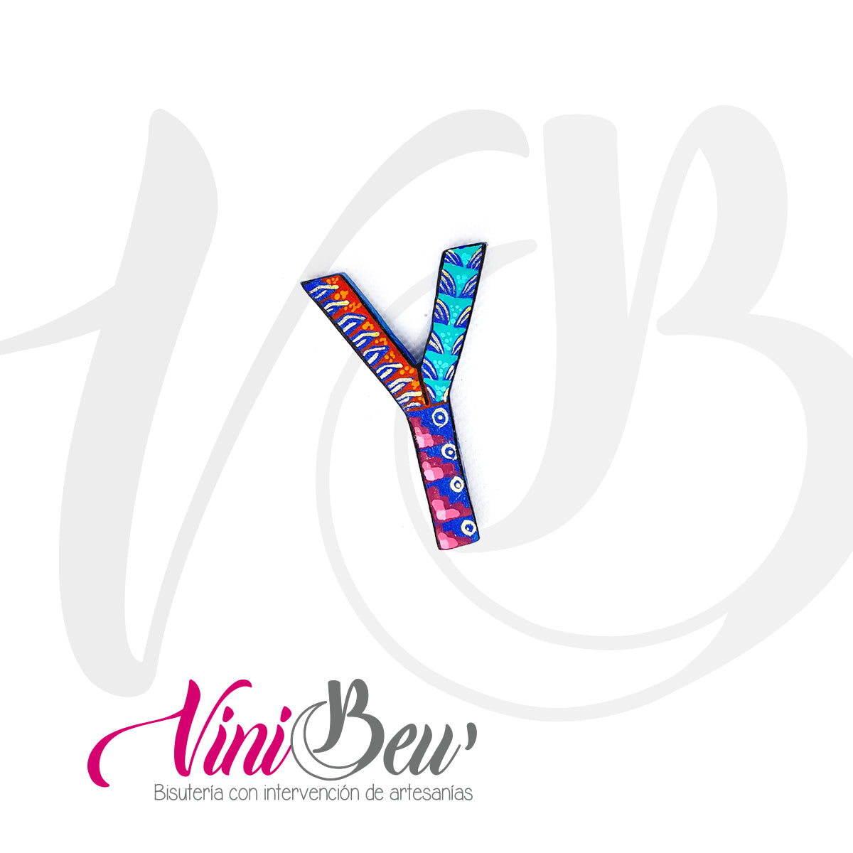 Collar Letra de Alebrije