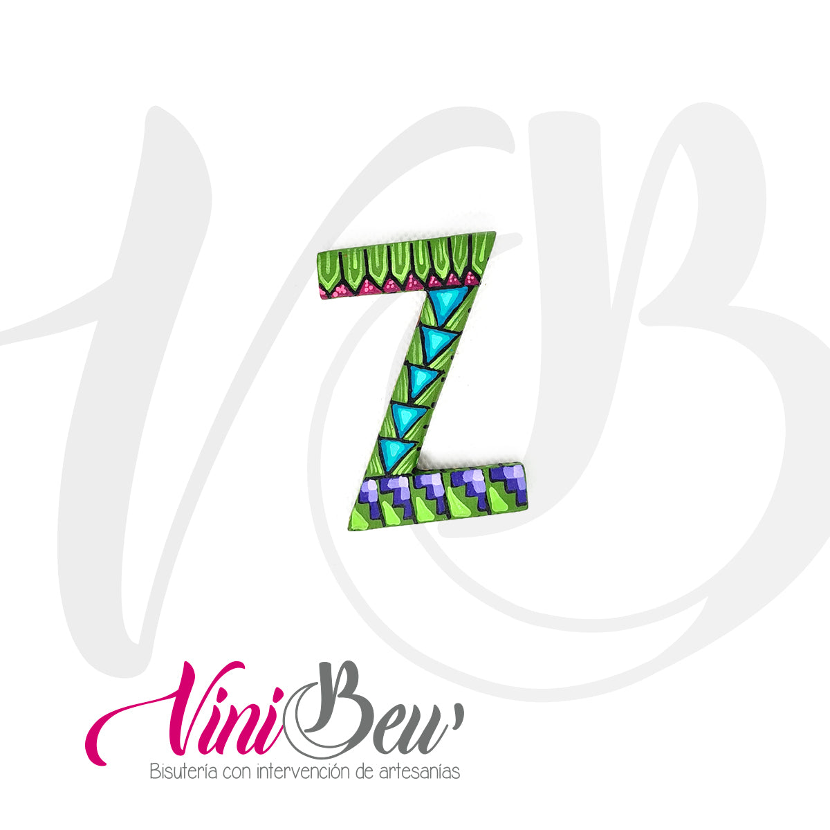 Collar Letra de Alebrije